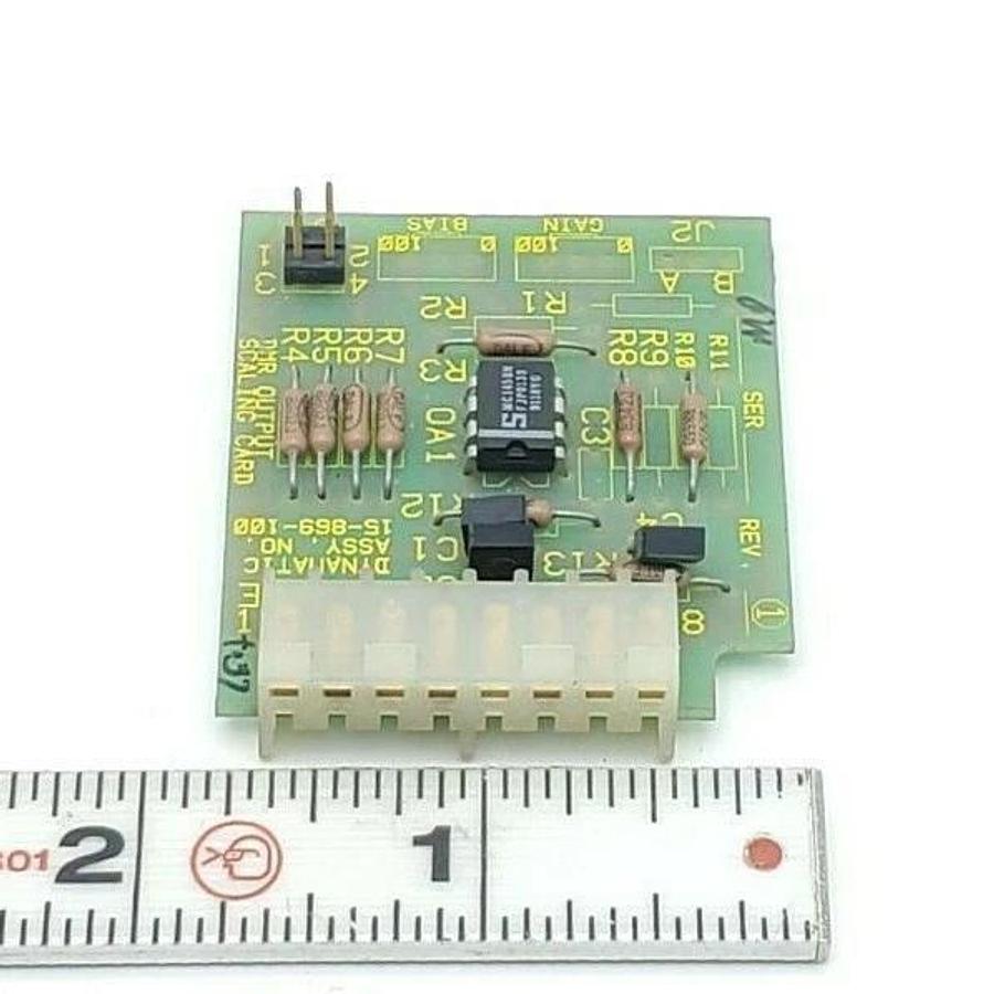 Used DYNAMATIC ASSY. NO. 15-869-100 DMR OUTPUT SCALING CARD 70-280-2