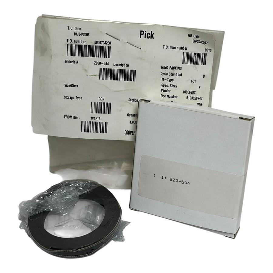 Cooper Compression Z900-544 Ring Packing Compressor Seal Kit 900-544 New