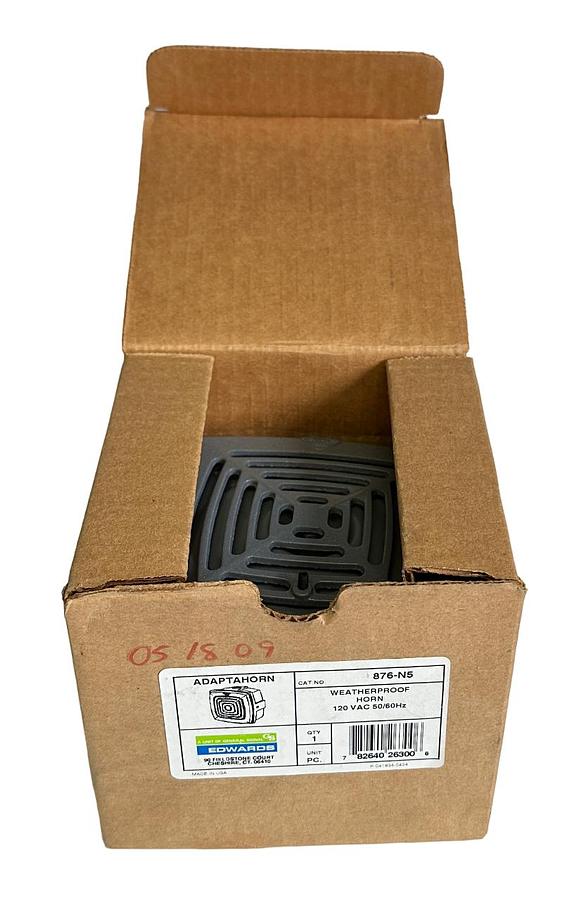Used NEW EDWARDS 876-N5 / 876N5 ADAPTAHORN WEATHERPROOF HORN 120VAC 50/60Hz