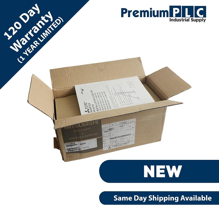 Used NEW MITSUBISHI FR-A720-00050-NA FREQROL FR-A700 VFD INVERTER 5A / 0.75kW / 1HP