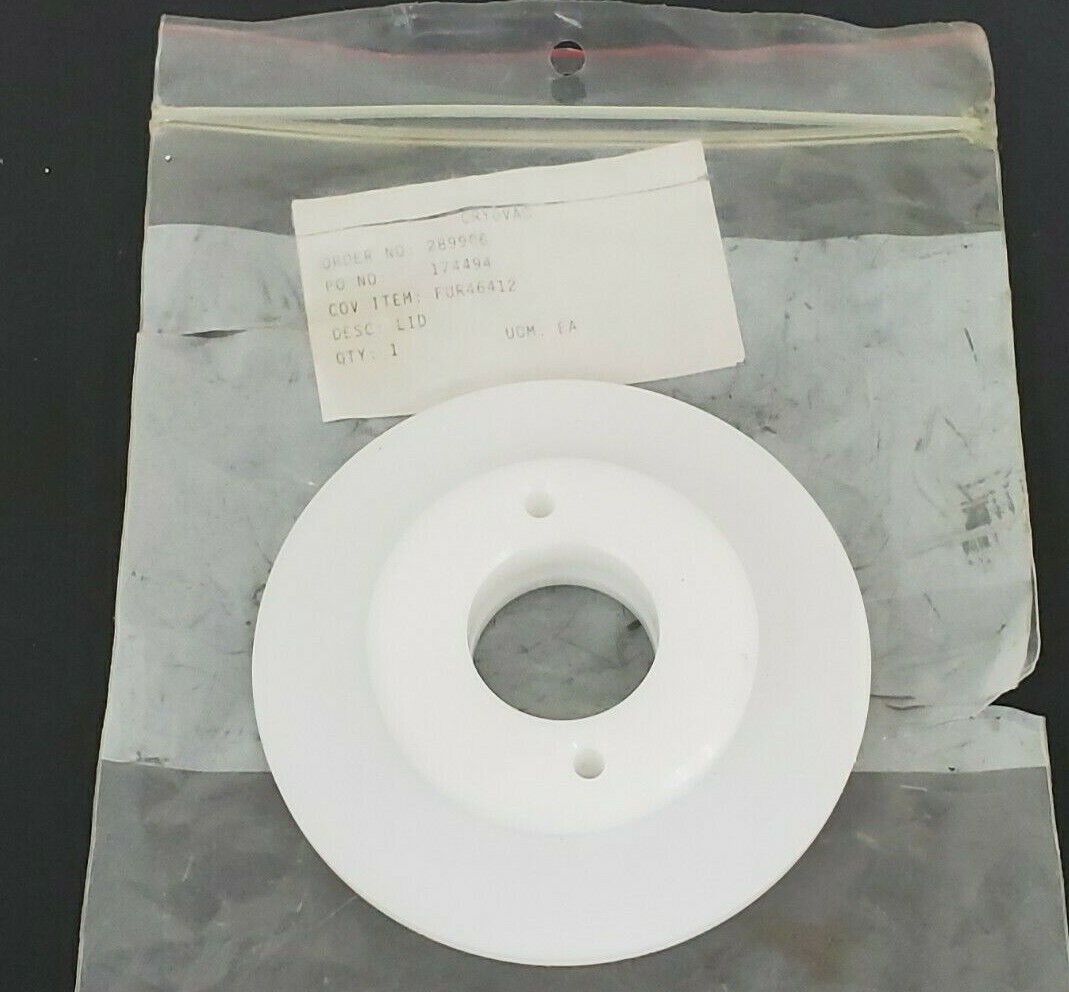 Used NEW CRYOVAC FUR46412 LID 4'' O.D. 1-1/4'' BORE