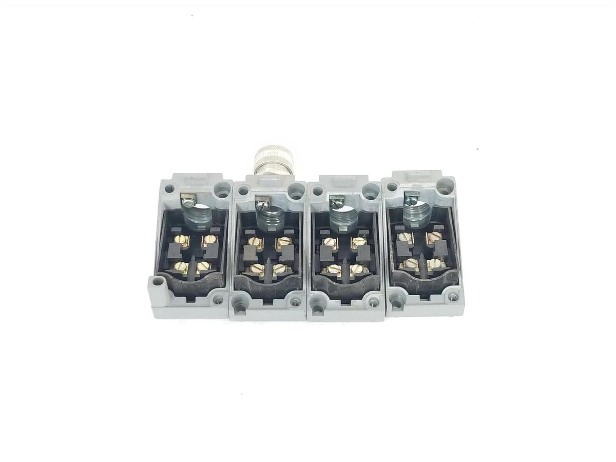 Used LOT OF 4 GENERIC LIMIT SWITCH RECEPTACLES