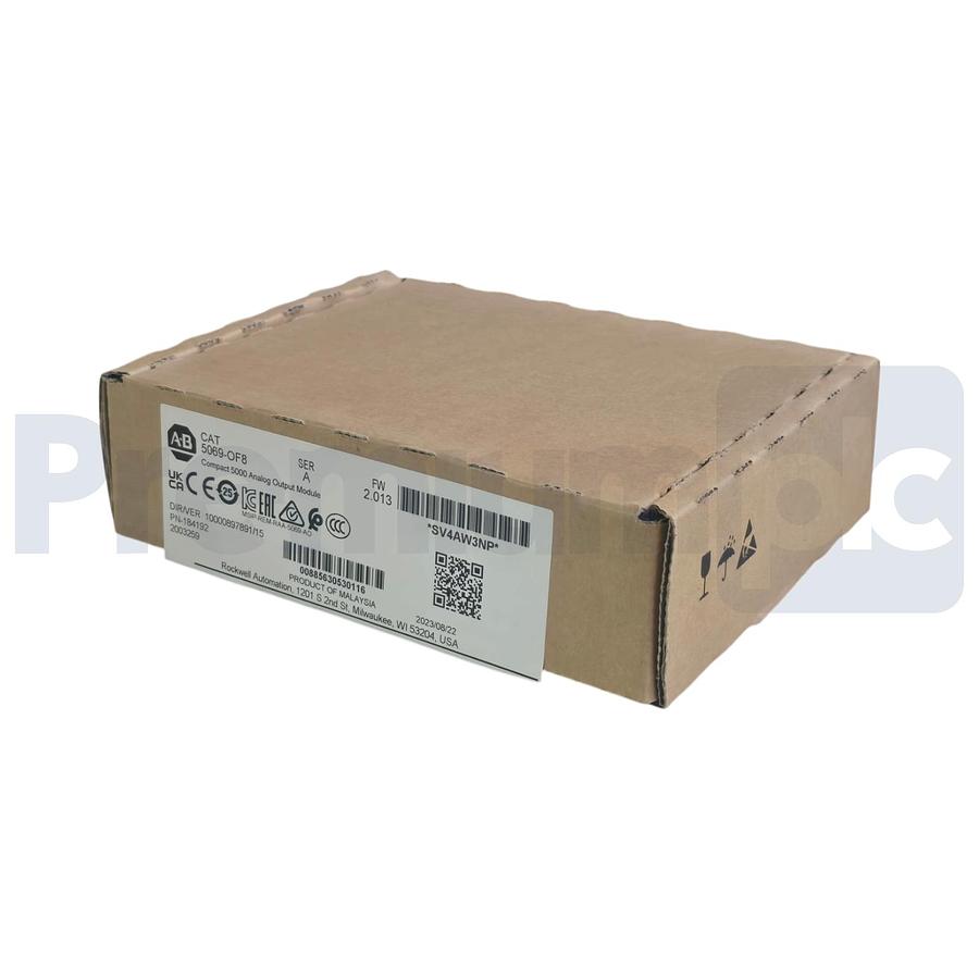 Used Opened Pre-Owned Allen Bradley 5069-OF8 /A Compact 5000 8Ch Analog Output Module