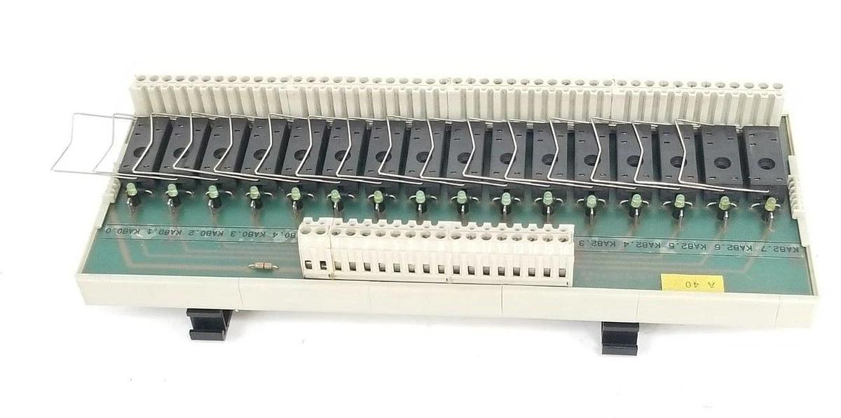 Used WIELAND BAMBERG 99.803.5257.0 TRANSFER TERMINAL MODULE 08.000.0060.6