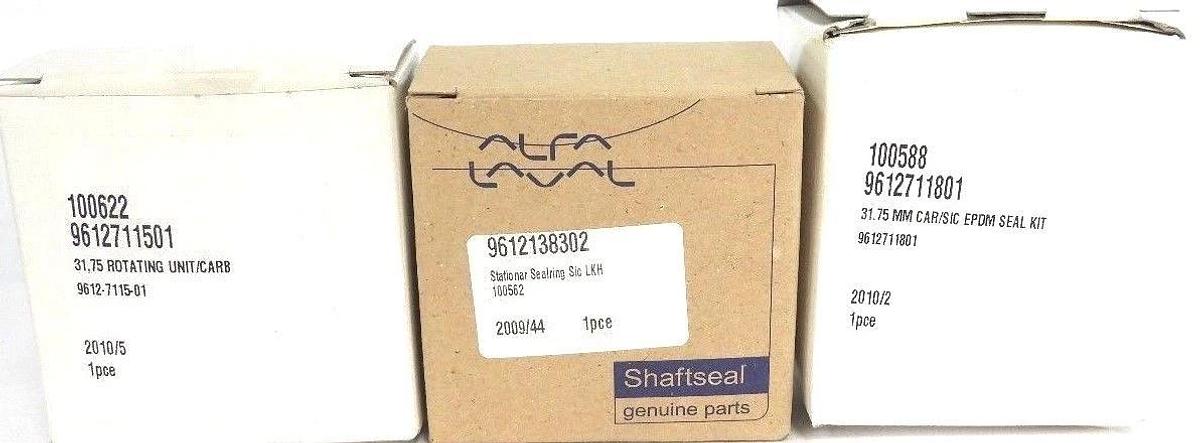Used NIB ALFA LAVAL 9612711804 SEAL KIT EPDM, EG, CL PUMP