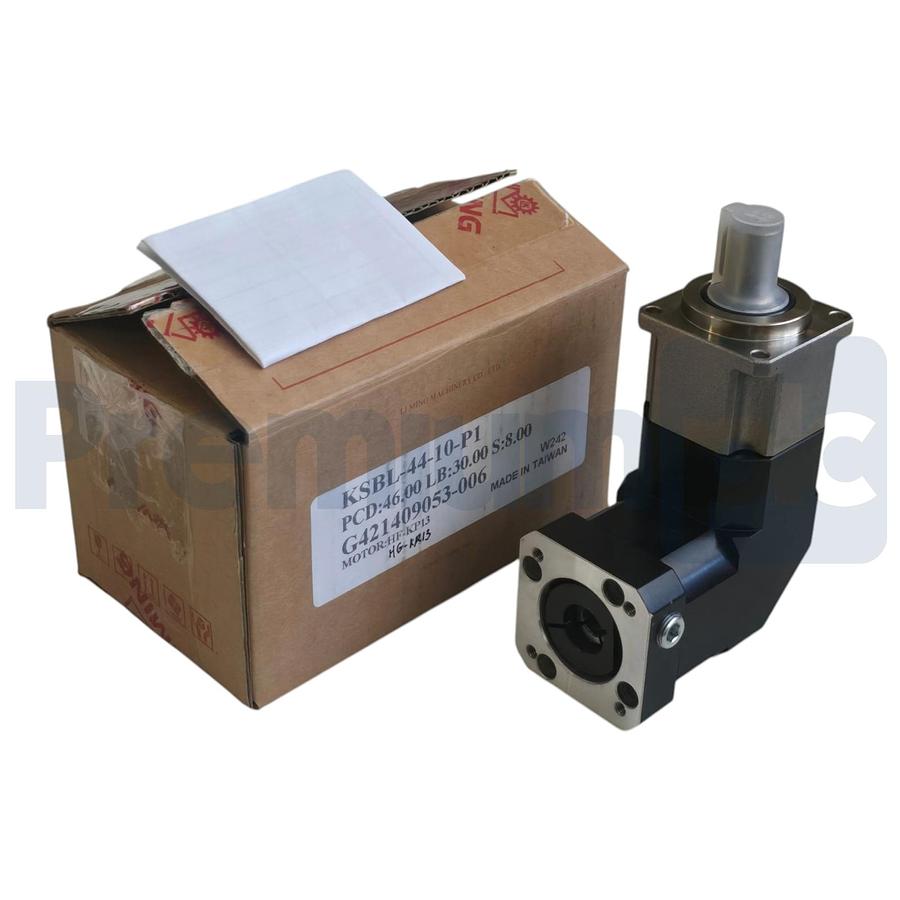 Used Liming ATG KSBL-44-10-P1 Right Angle Planetary Gearbox 10:1 Ratio Servo NSMP