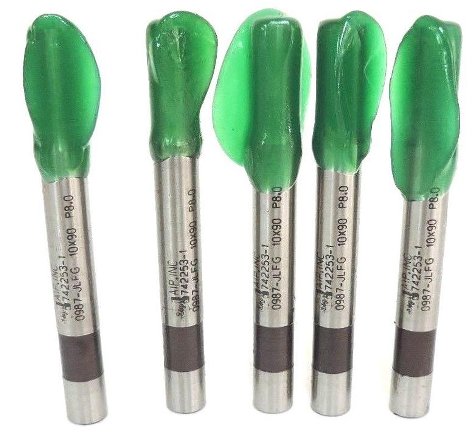 LOT OF 5 NEW AIP INC. 742253-1 PUNCHES 0987-JLFG RND 10X90 P=8.0