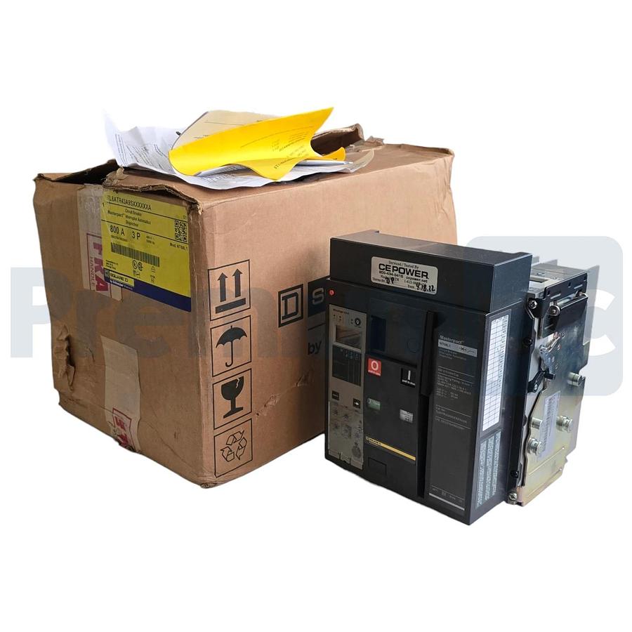 Square D TL8ATR43A9SXXXXXXA MasterPact NT Breaker Mod. NT08L1 3P 480V 800A NSMP
