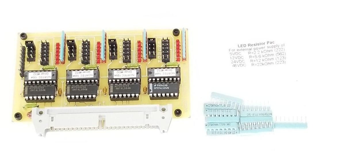 Used NEW NORTEC A310003 DRIVER CARD 5-48VDC W/ LED RESISTOR PAC CTSK9444-77081