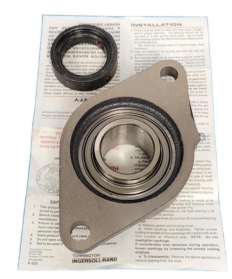 NEW FAFNIR TIMKEN RCJT 1 7/16 BOLT FLANGE W/ SELF-LOCKING COLLAR RCJT1716