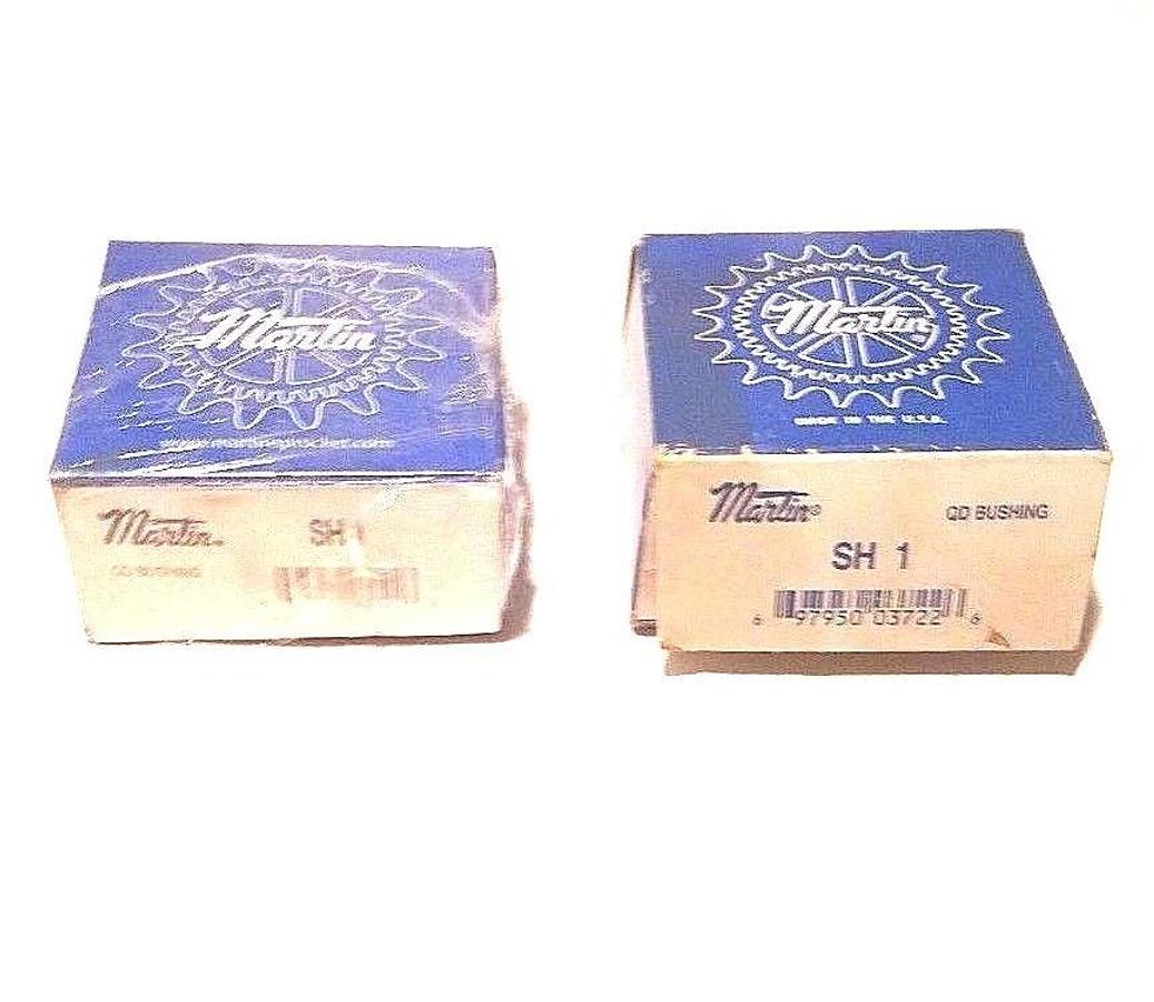 Used LOT OF 2 NEW MARTIN SH-1 BUSHINGS 1" BORE, SH1