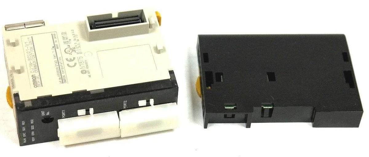 Used OMRON CJ1W-SCU21-V1 SERIAL COMMUNICATION UNIT CJ1WSCU21V1 W/ CJ1W-TER01