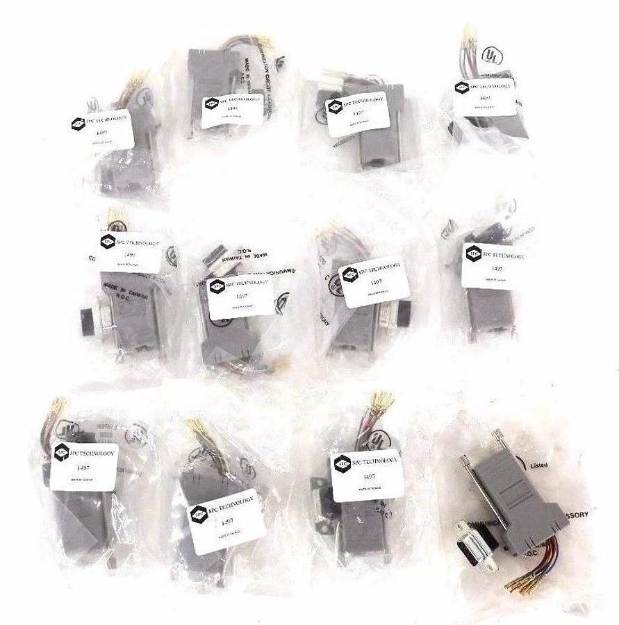 Used LOT OF 12 NEW SPC TECHNOLOGY 1497 COMMUNICATION CIRCUIT ACCESSORY 93S9, E131524