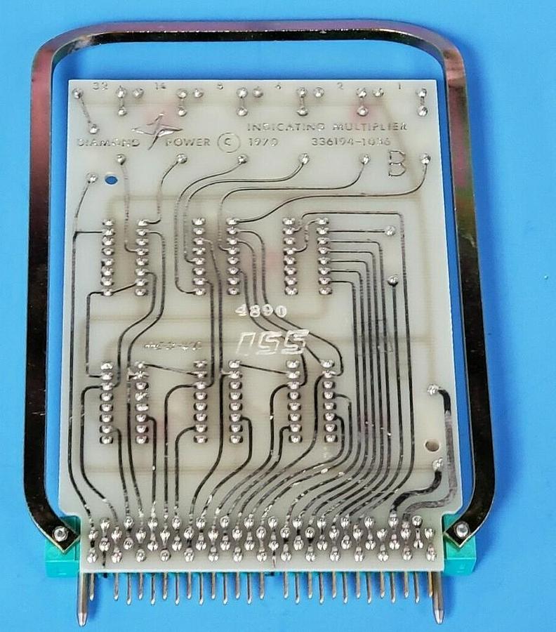 Used DIAMOND POWER 336194-1036 INDICATING MULTIPLIER BOARD REV. S 3361941036