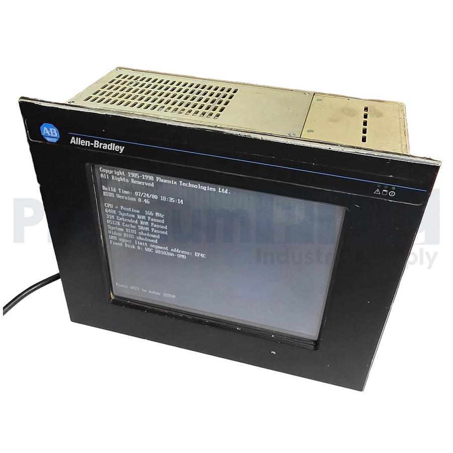 Used USED ALLEN BRALDLEY 6181-ABAABBZZZ /B FLAT PANEL INDUSTRIAL COMPUTER RAC 6181