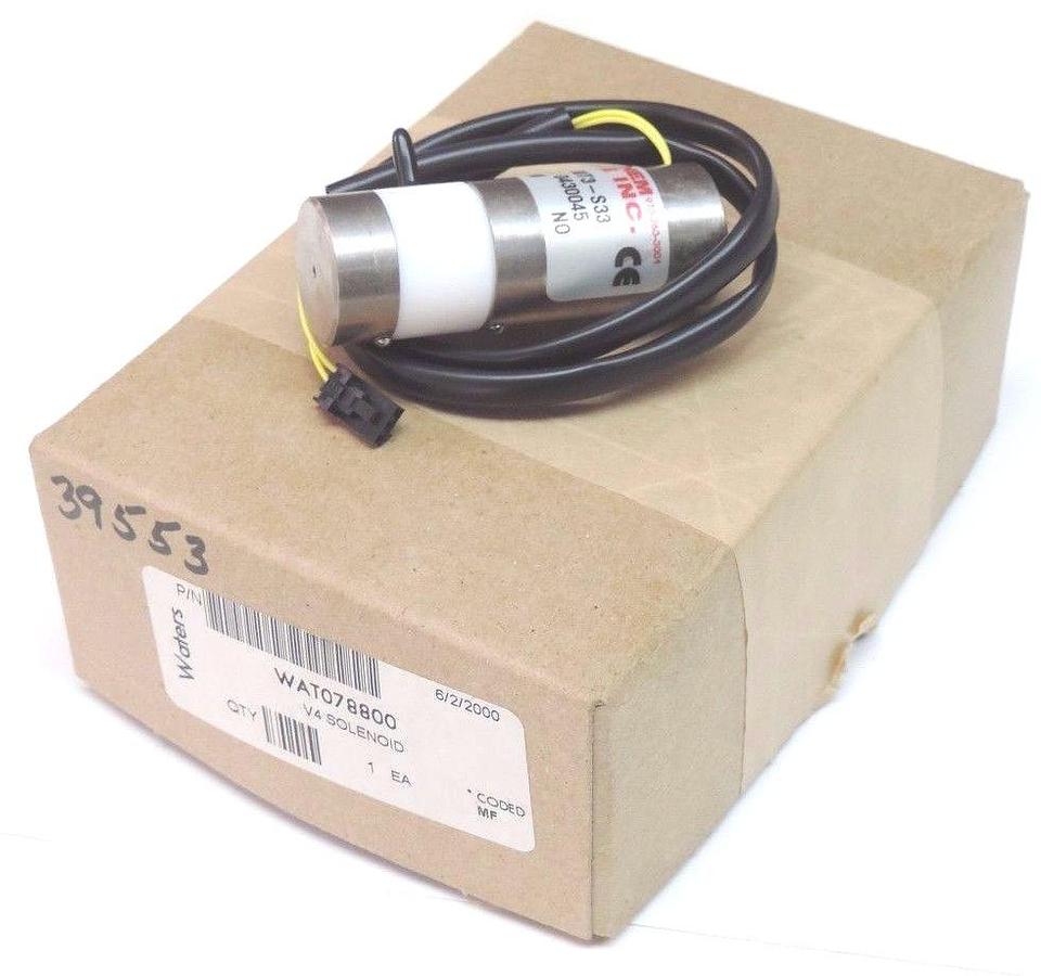 Used NIB WATERS WAT078800 V4 SOLENOID VALVE, BIO CHEM 100T3-S33