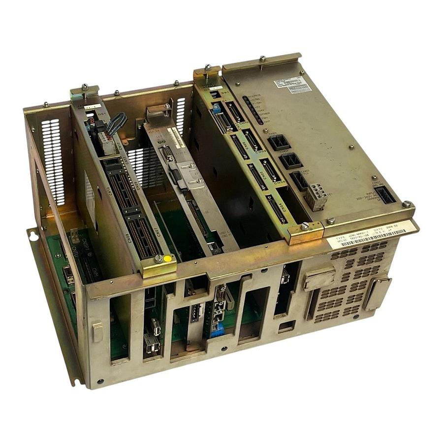 Used Yaskawa Motoman NX100 CPU Rack JZNC-NRK01-1 w/ JANCD-NCP01-1 & CPS-420F PSU