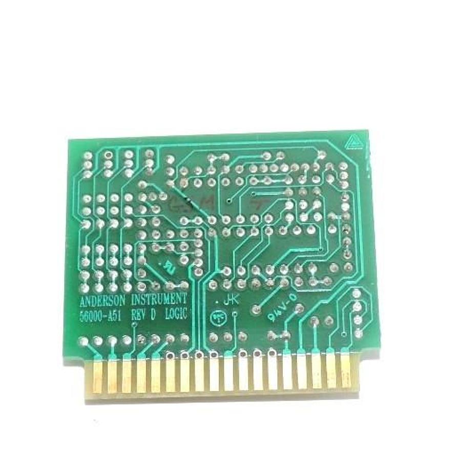Used ANDERSON INSTRUMENT 56000-A51 REV. D LOGIC BOARD 56000A51