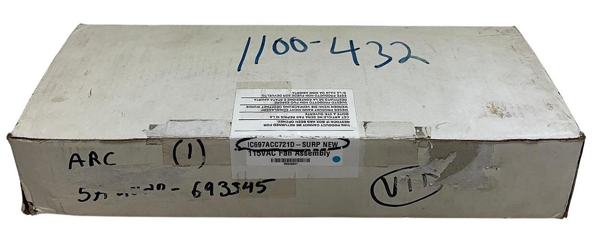 Used GE FANUC IC697ACC721D / IC697ACC721 Series 90-70 Rack Cooling Fan 115V OEM NSMP