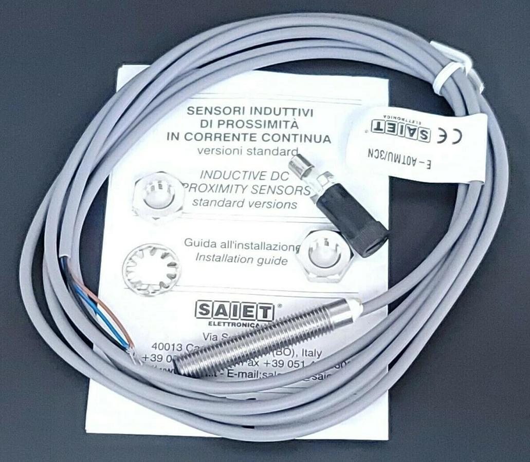 Used NEW SAIET E-A0TMU/3CN INDUCTIVE SENSOR