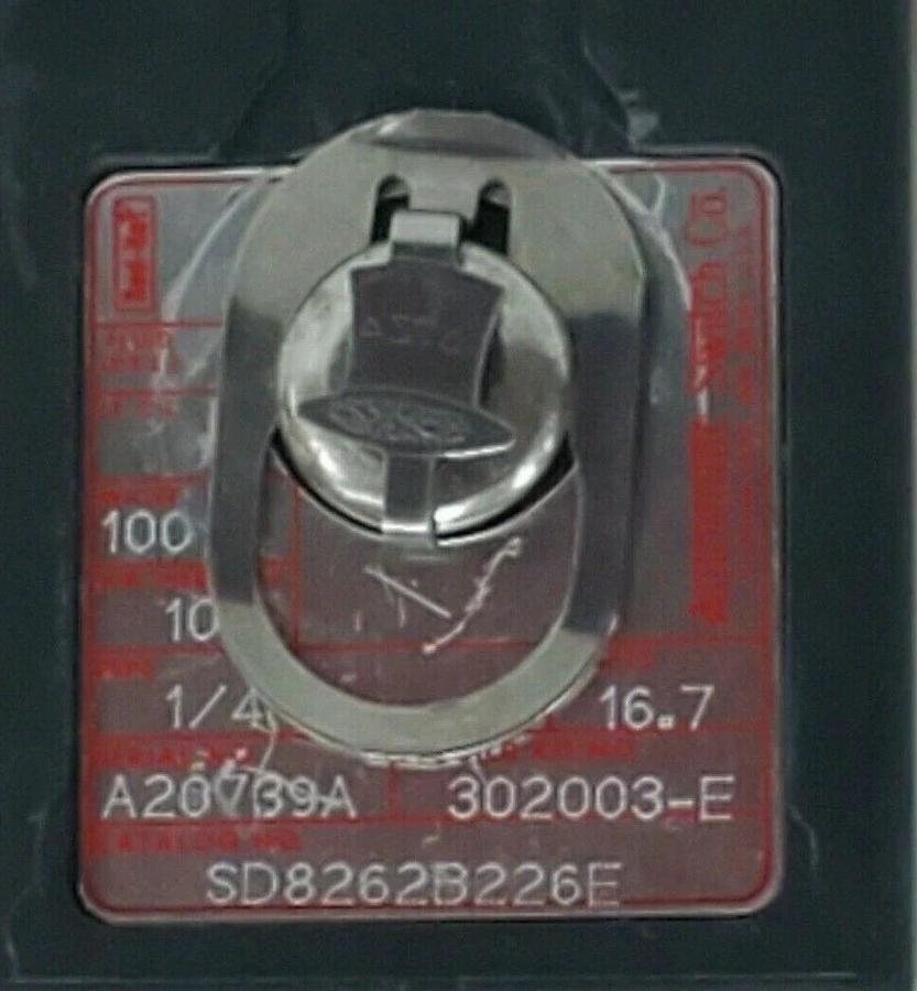 NIB ASCO SD8262B226E SOLENOID VALVE PIPE: 1/4'' WATTS: 16.7