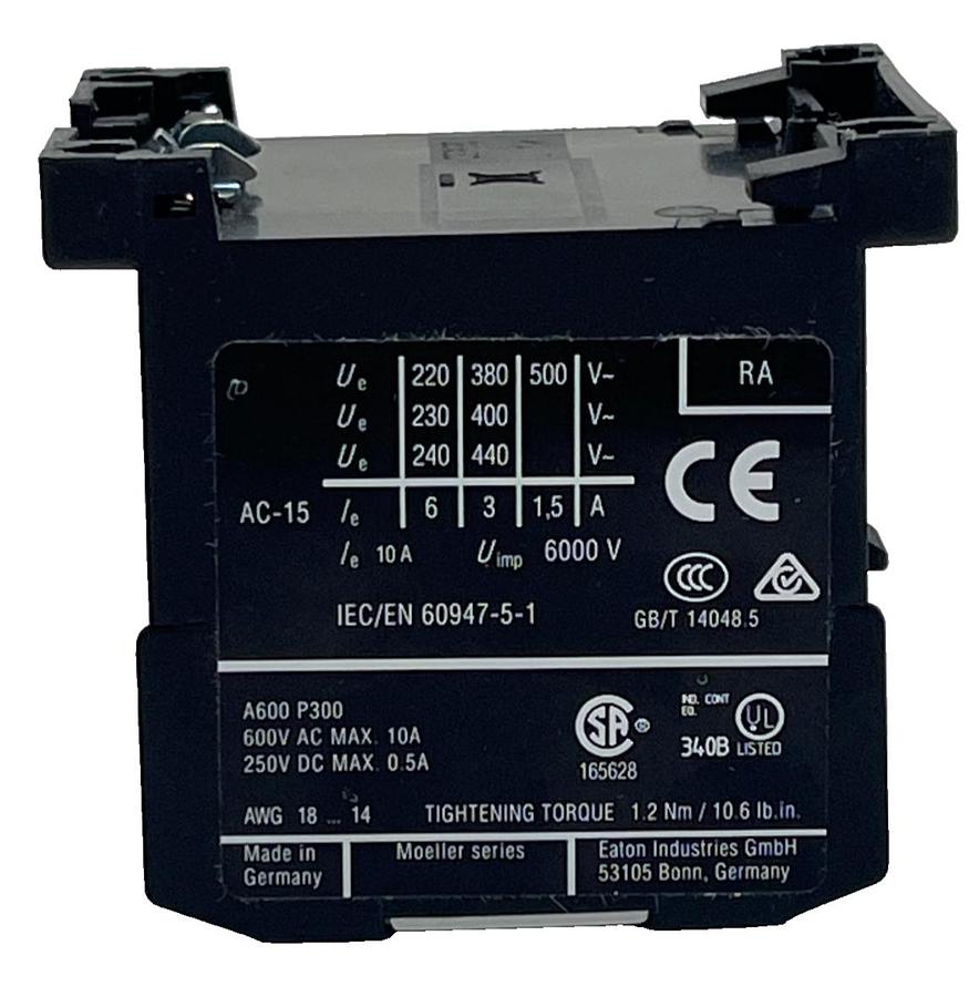 Used Eaton XTRM10A40-GR1 Mini Control Relay 4 NO 10A 220VDC, NSMP