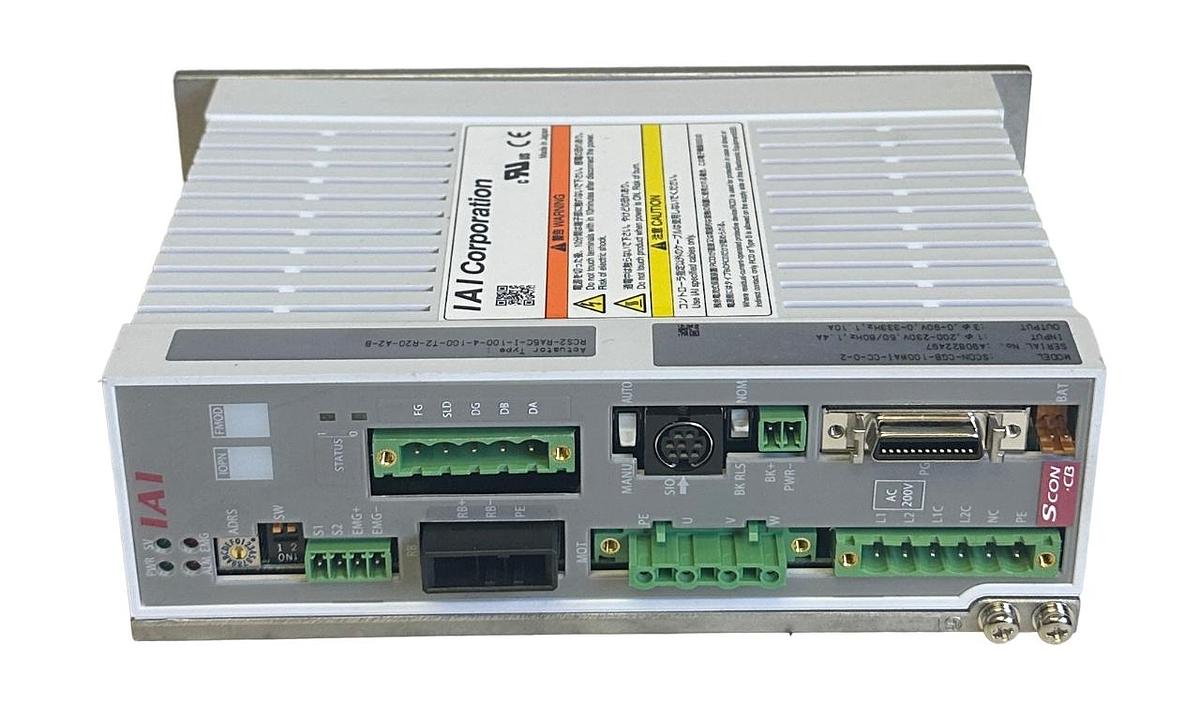 Used NEW IAI CORPORATION SCON-CGB-100WAI-CC-0-2 / SCONCGB100WAICC02 SCON CONTROLLER