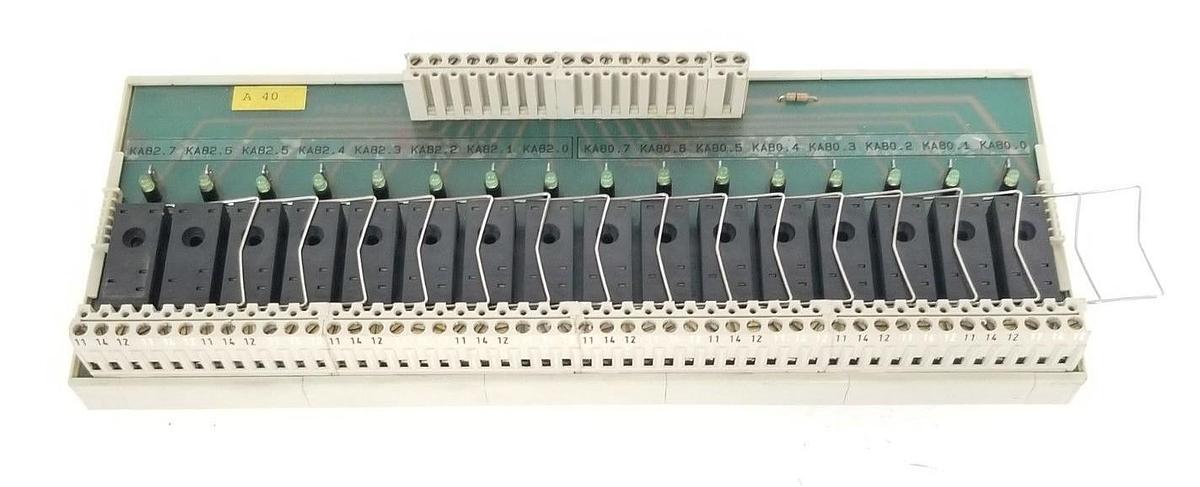 Used WIELAND BAMBERG 99.803.5257.0 TRANSFER TERMINAL MODULE 08.000.0060.6