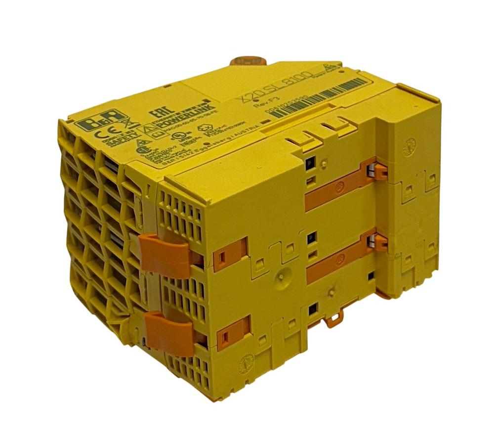 Used B&R X20 SL 8100 / X20SL8100 EtherNet POWERLINK SAFETY MODULE SAFELOGIC NSNP