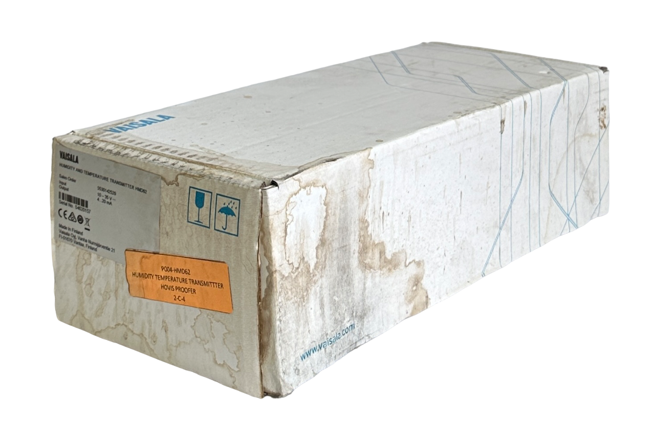 Used NEW VAISALA HMD62 HUMIDITY AND TEMPERATURE TRANSMITTER 10-53V 4-20mA 2020 CALIB