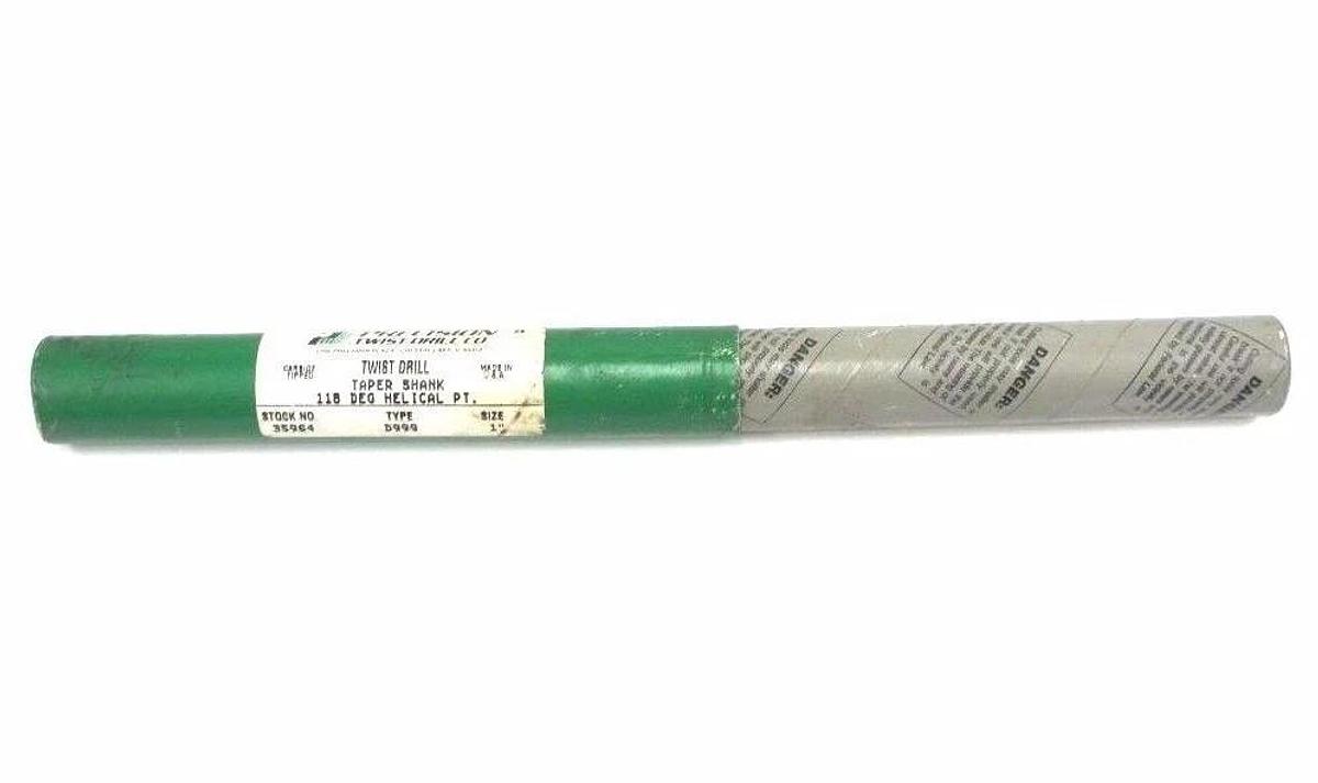 NEW PRECISION TWIST 35964 TAPER SHANK 118 HELICAL PT. DRILL BIT TYPE D999 1"