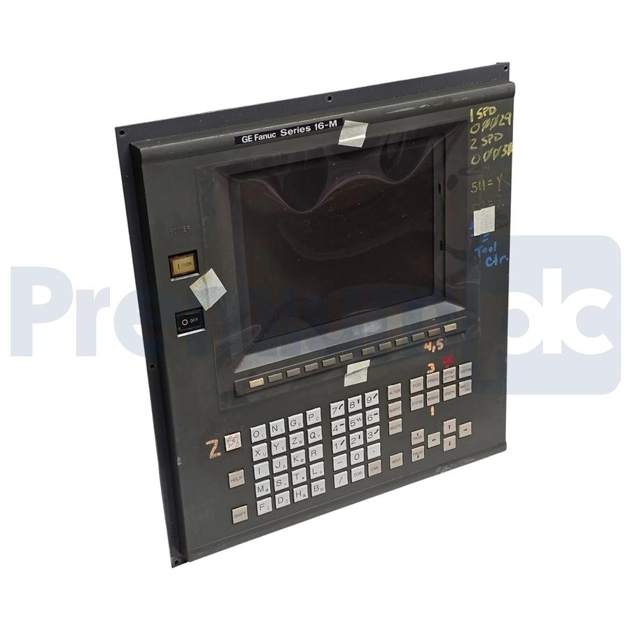 Used GE Fanuc A02B-0200-C062/MBR Series 16-M LCD/MDI Unit 9.5" CNC Operator Panel REP