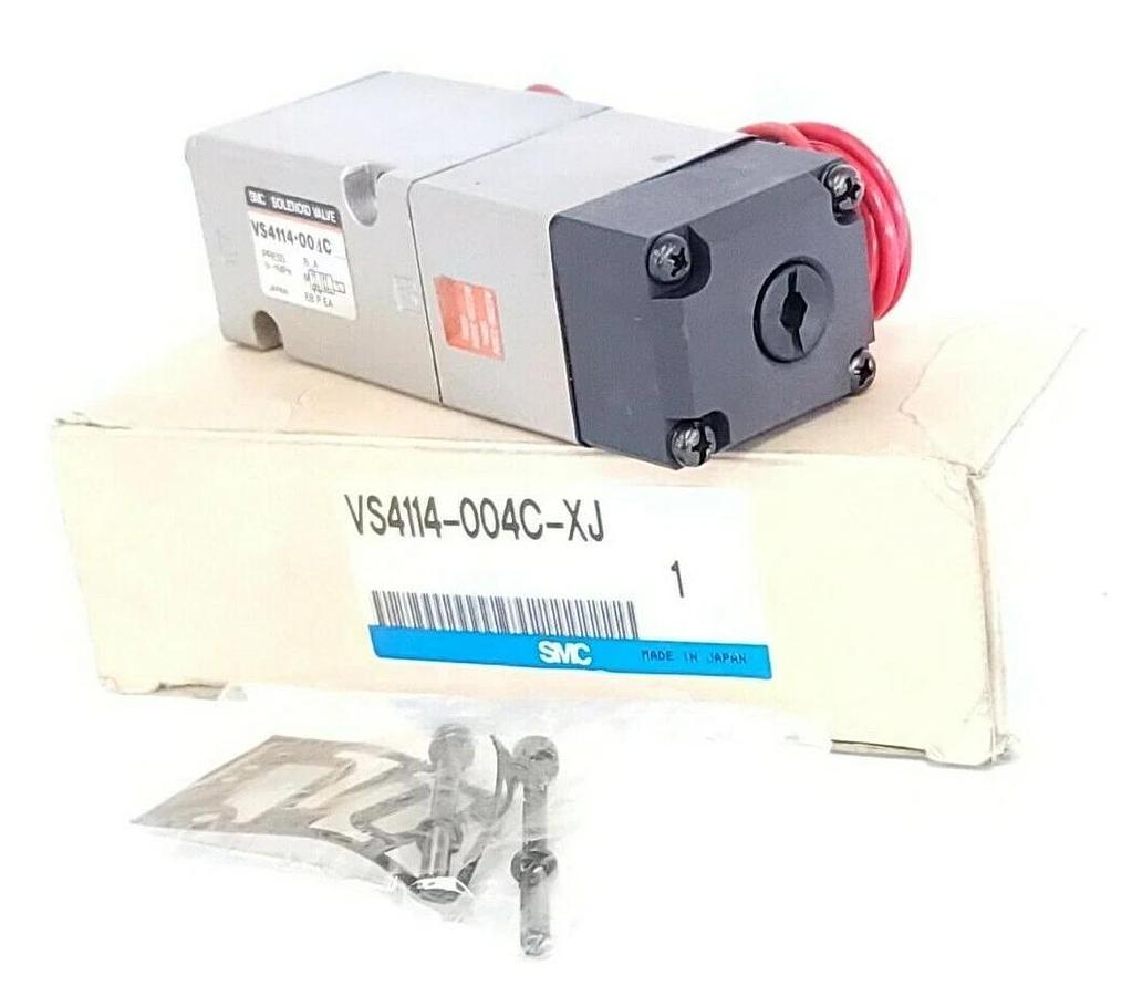 Used NIB SMC VS4114-004C-XJ SOLENOID VALVE VS4114-004C 0~1MPa