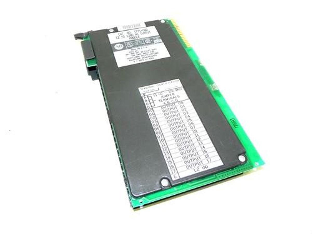 Used ALLEN BRADLEY 1771-OAD OUTPUT MODULE 12 TO 120V USED