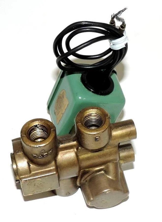 Used ASCO 8321A3 SOLENOID VALVE PIPE: 1/4'' WATTS: 6 REBUILD KIT NO. 302927