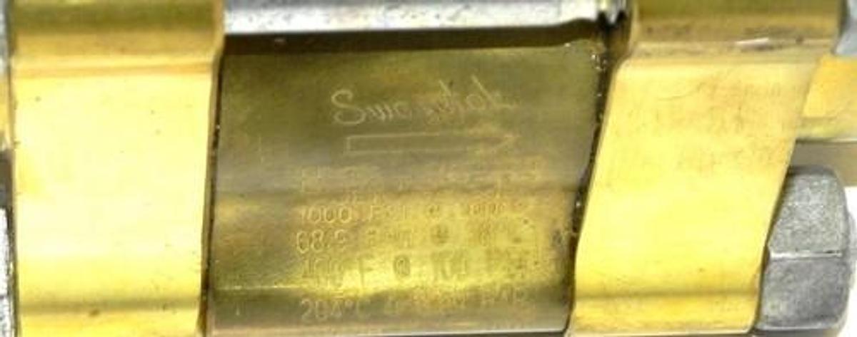 Used NEW SWAGELOK B-65TUVF12-JLK-SS-XP BALL VALVE B65TUVF12JLKSSXP