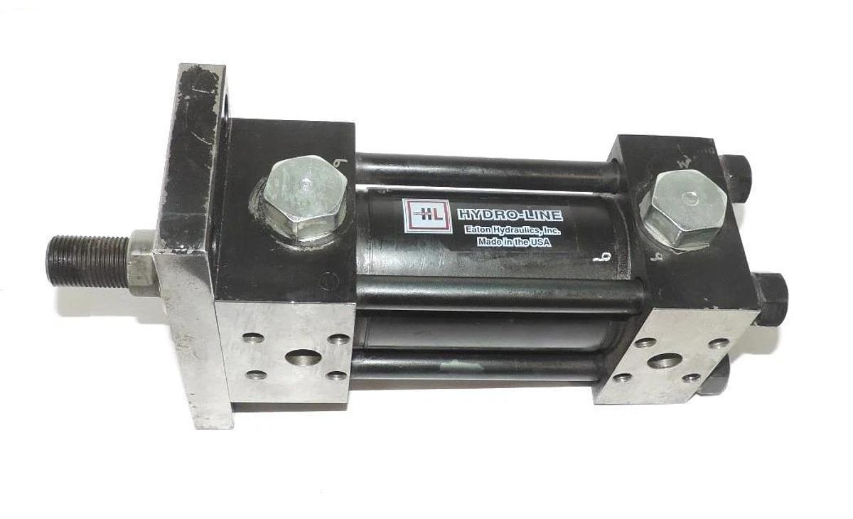 Used HYDRO-LINE NSF-2X2.5-N-1-2-S-F-R-1-1 HYDRAULIC CYLINDER NSF2X25N12SFR11