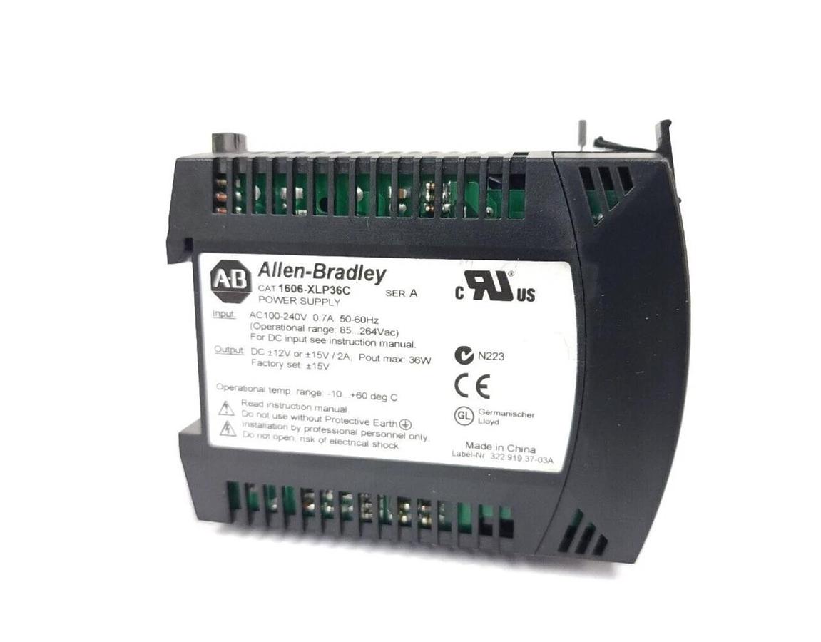 Used ALLEN BRADLEY 1606-XLP36C POWER SUPPLY SER. A
