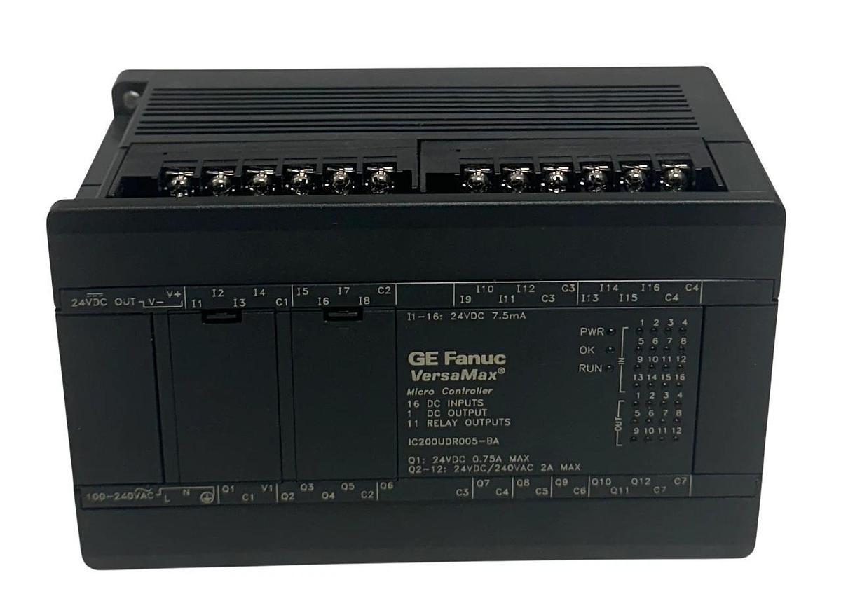 GE FANUC IC200UDR005-BA / IC200UDR005 VersaMax 28-PT MICRO CONTROLLER 24VDC NSNP