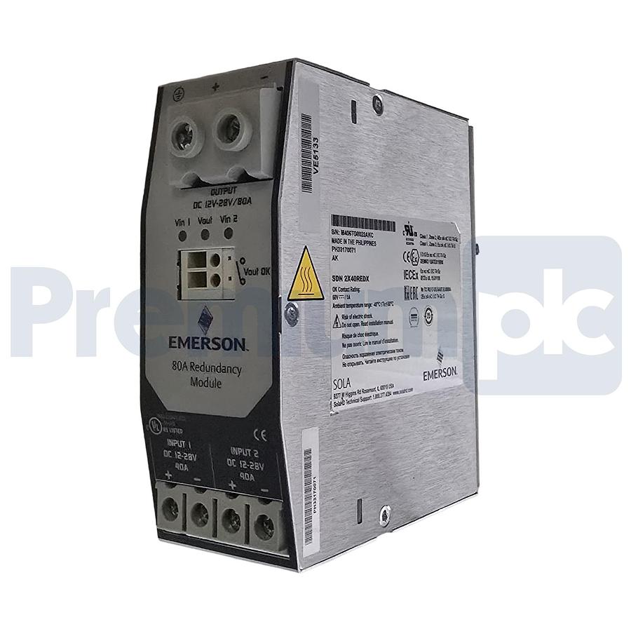 Used Emerson DeltaV SolaHD VE5133 | SDN2X40REDX-EPM Power Supply 12-28VDC 80A NSMP