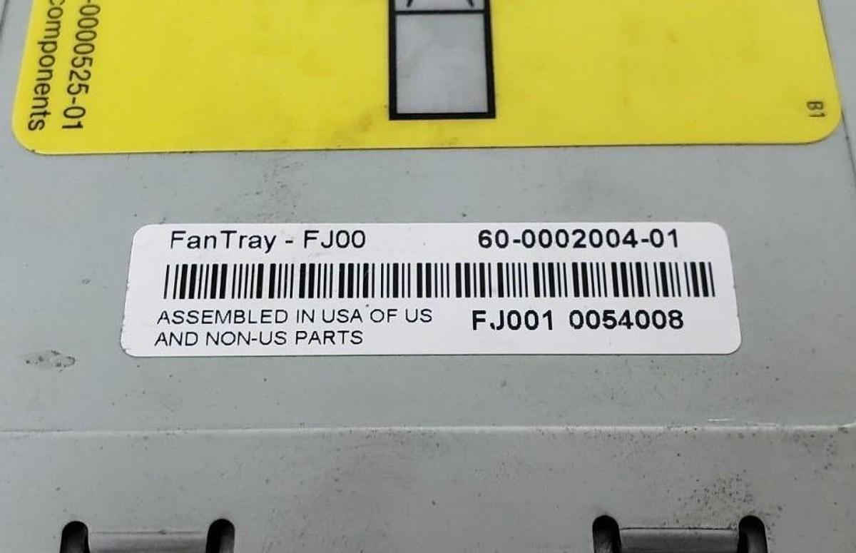 Used BROCADE FJ00 FAN TRAY 60-0002004-01, FJ001 0054008, FANTRAY-FJ00
