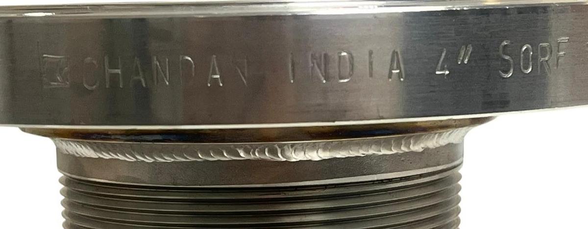 Chandan India 4" SORF 150 Stainless Flange To NPT Adapter F304/304L ProMach