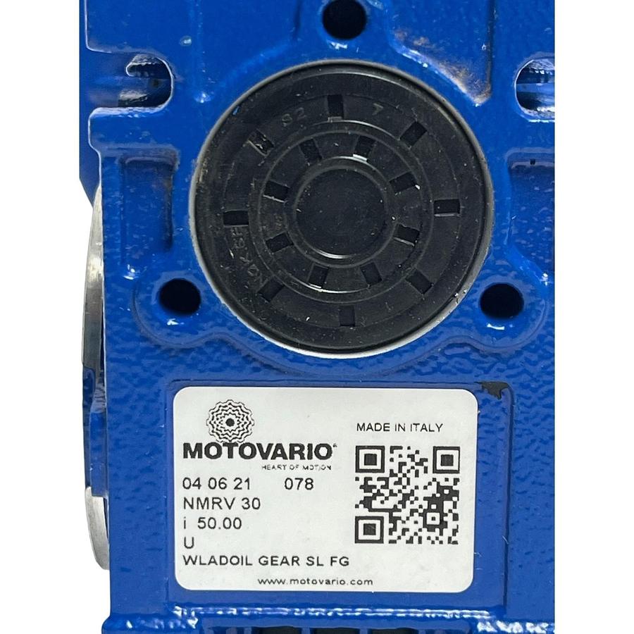 Used Motovario NMRV 30 Worm Gear Reducer 50:1 Ratio PAM 63B14 Flange 11mm Input