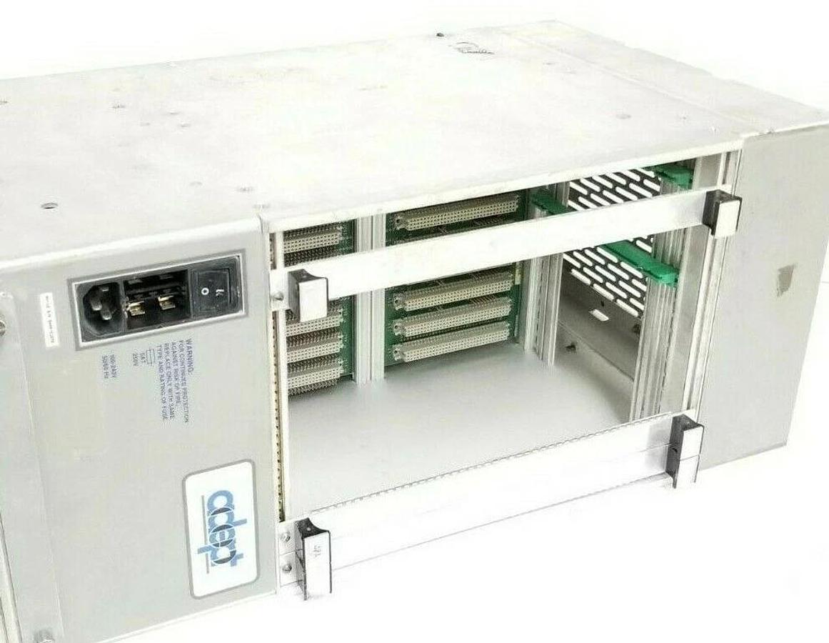 Used ADEPT TECHNOLOGY 30340-30000 PLC RACK CONTROLLER MODEL: MV-5/10 100-240V 5.0A