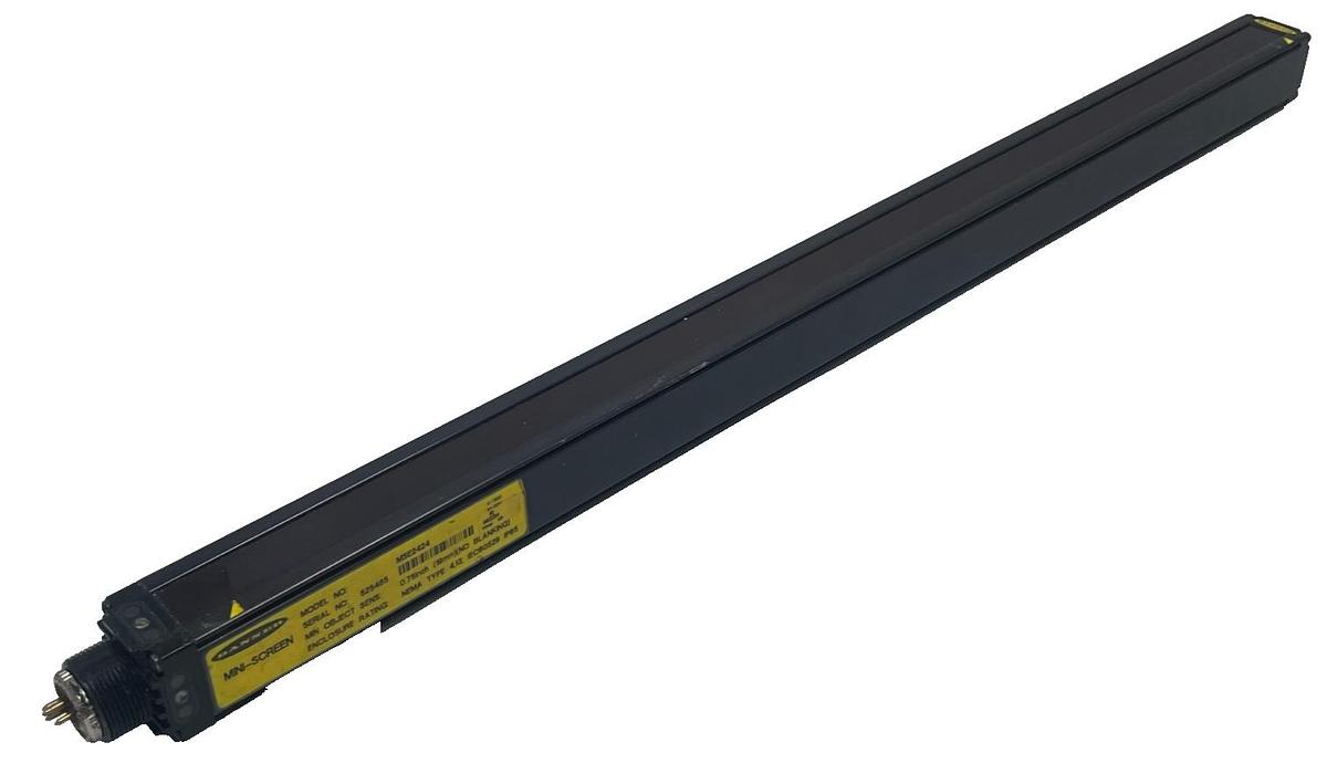 Used BANNER MSE2424 Light Curtain Safety System 24" Protection Height 0.1s Resp. Time