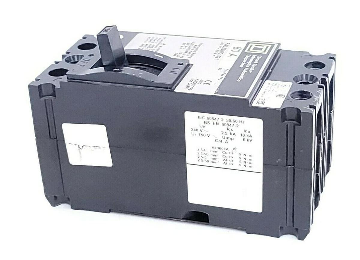 Used SQUARE D FAL220801021 CIRCUIT BREAKER 80A 240V~250V