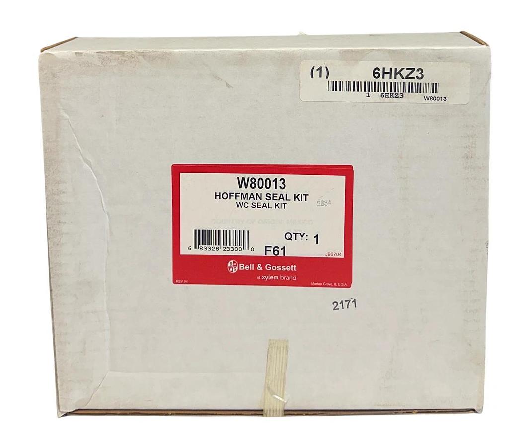 Used XYLEM BELL & GOSSETT W80013 / 6HKZ3 HOFFMAN SEAL KIT MC SEAL KIT NSFS