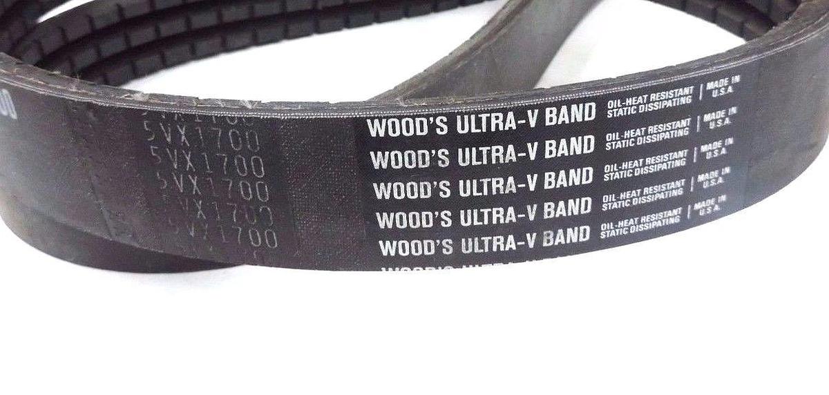 Used NEW TB WOOD'S 3R5VX1700 ULTRA V-BAND BELT 170'' OUTSIDE LENGTH