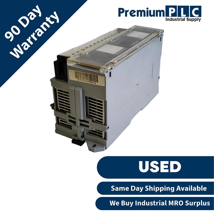 Used USED ALLEN BRADLEY 1791-8AC /A AC BLOCK I/O MODULE 8IN/8OUT 17918AC