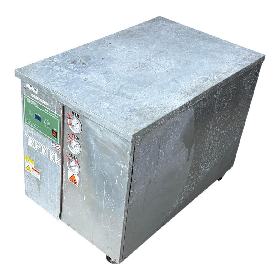 Used TempTek CF-2W 2 Ton Water Cooled Portable Chiller 460V 3PH R410A